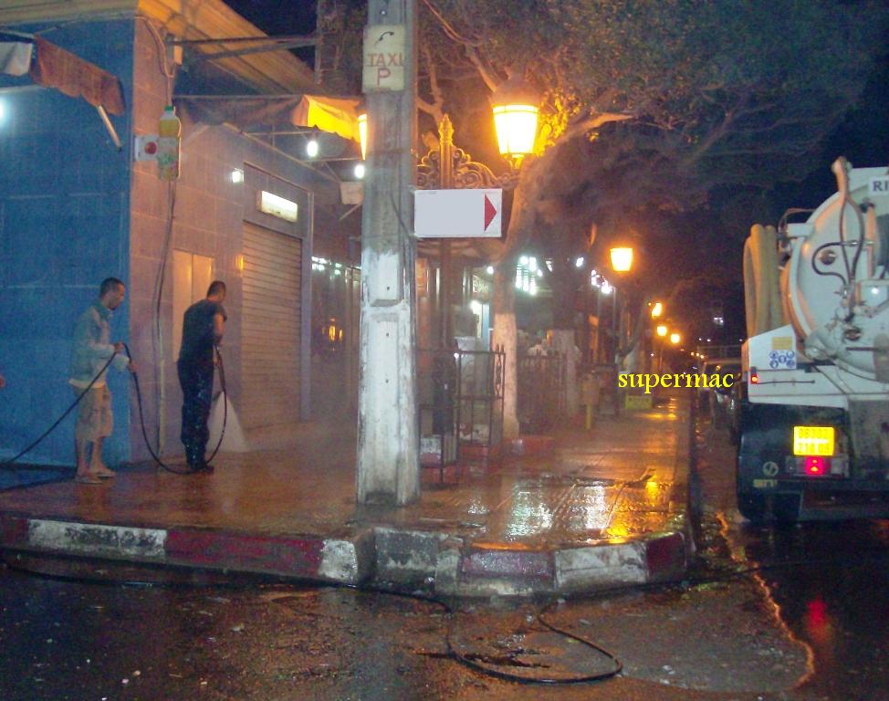 Nettoyage de la ville