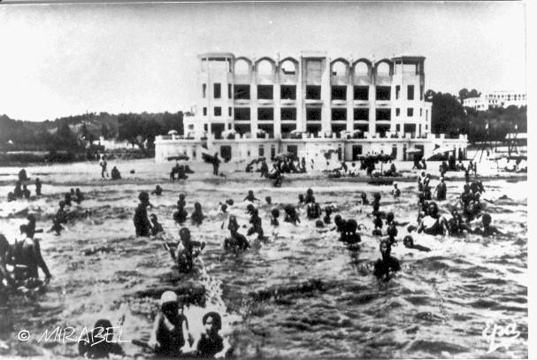 Jijel Kotama Hotel - Djidjelli - La plage et l'hôtel Casino (1948)