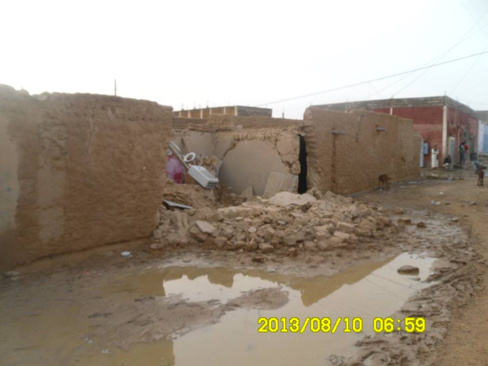 هطول امطار غزيرة ببلدية برج باجي مختار