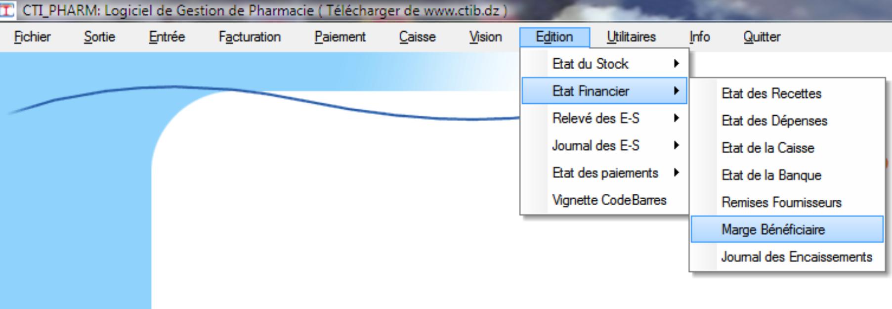 Logiciel de gesion de pharmacie
