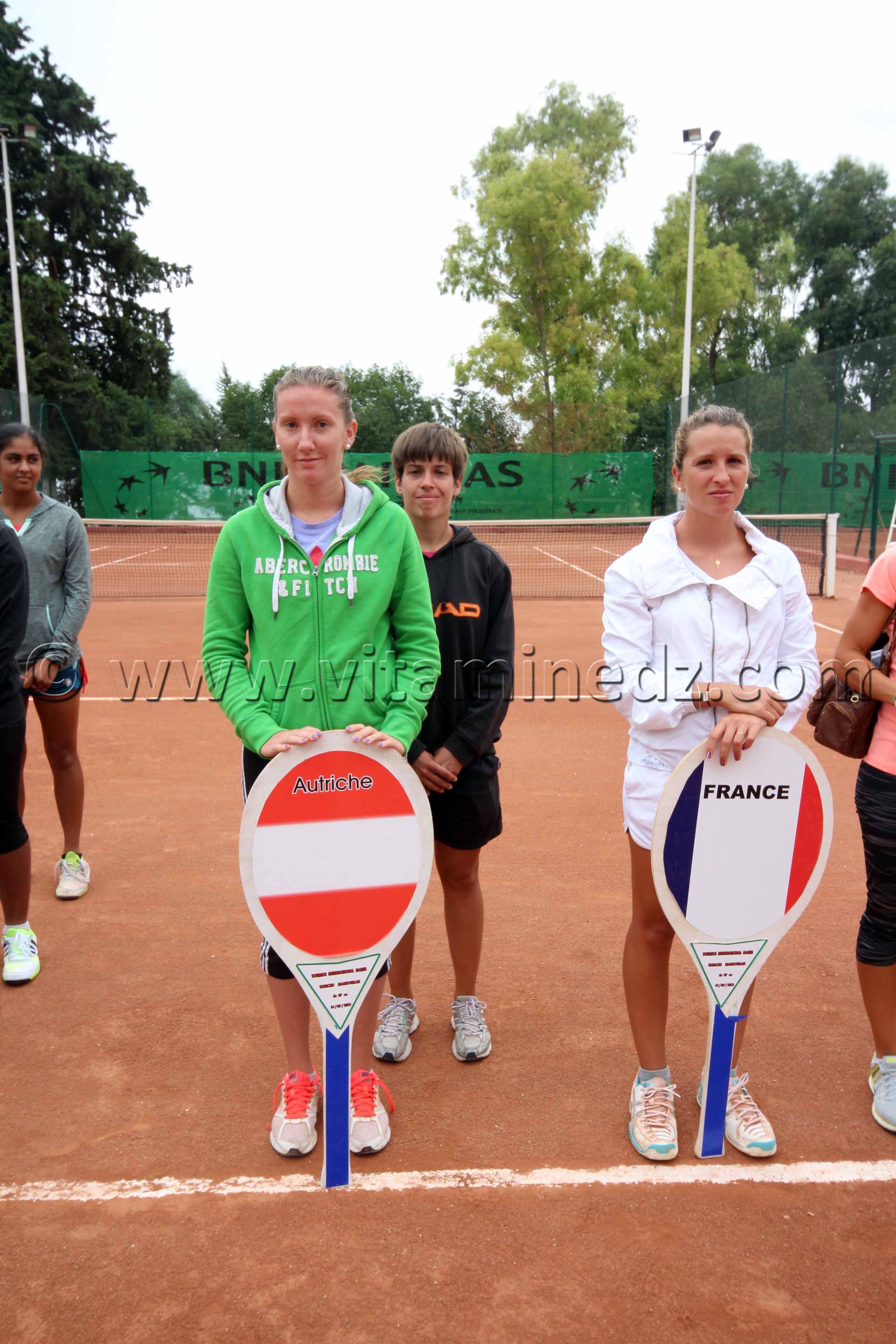 Autriche et France au Tournoi international féminin de tennis sur terre battue du 9 au 14 septembre 2013 Tlemcen - Tennis (ITF 2013)