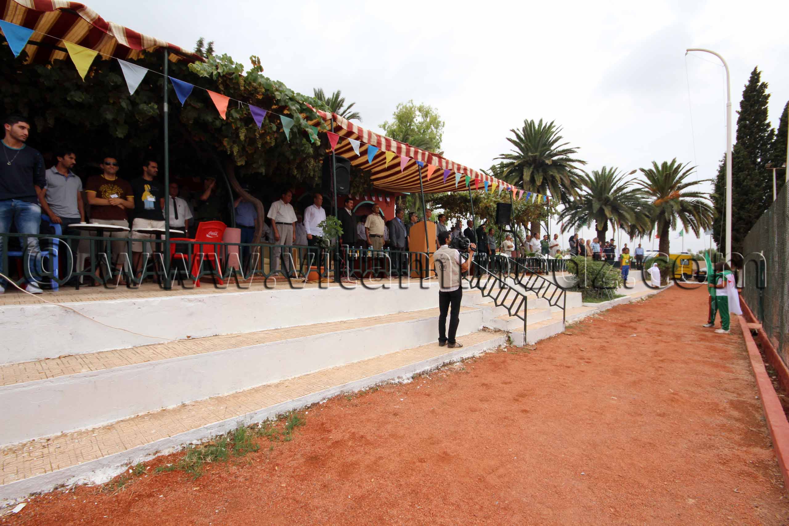 Tribunes Tlemcen - Tennis (ITF 2013)  Tournoi international féminin de tennis sur terre battue du 9 au 14 septembre 2013
