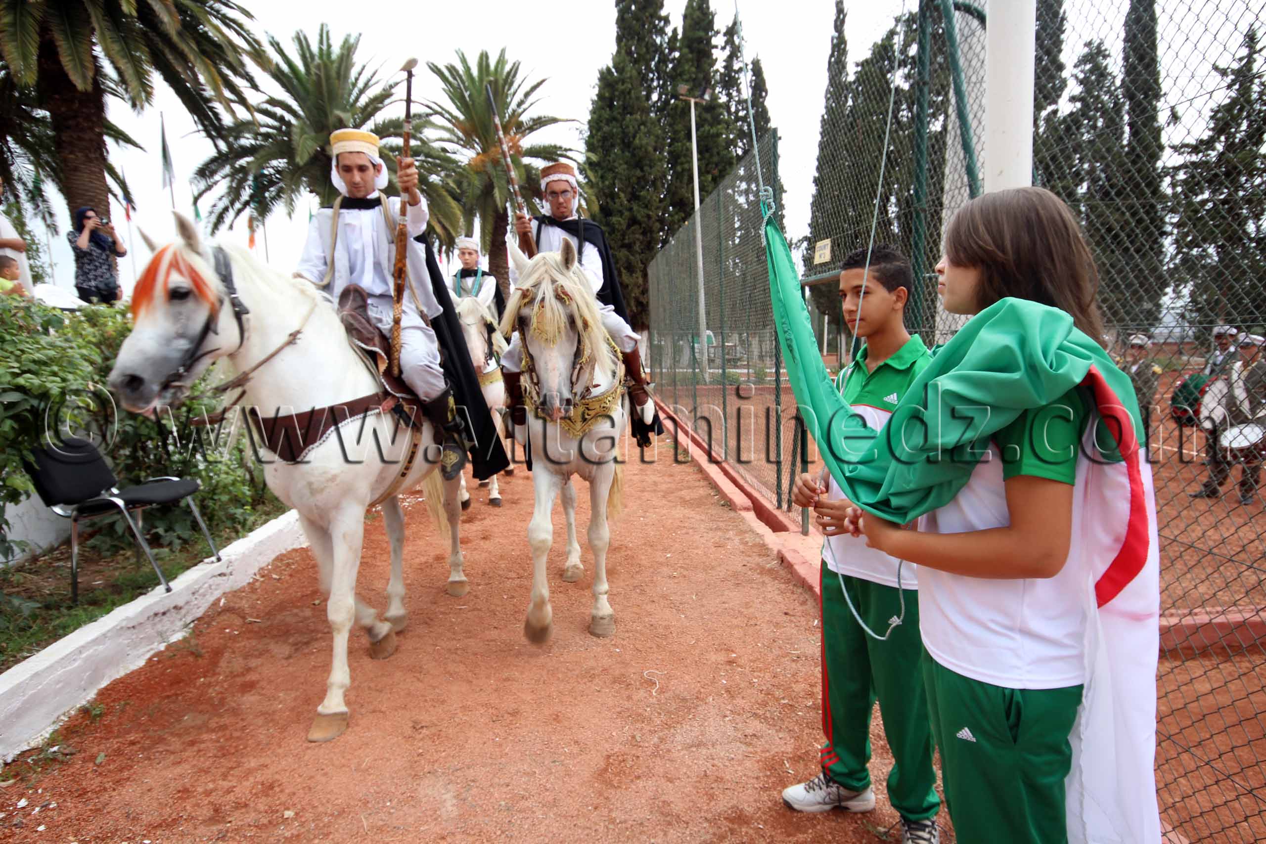 Ouverture au Baroud du Tournoi international féminin de tennis sur terre battue du 9 au 14 septembre 2013 Tlemcen - Tennis (ITF 2013)