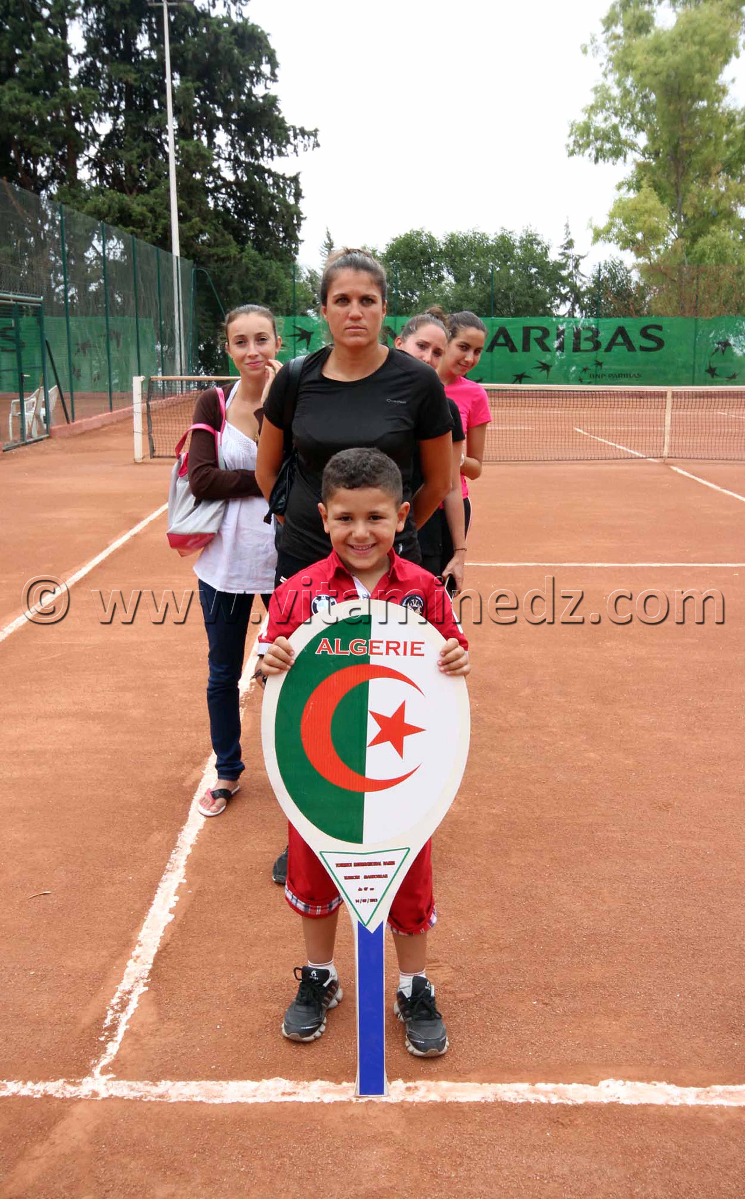 L'equipe Algerienne de Tennis à Tlemcen - Tennis (ITF 2013)  Tournoi international féminin de tennis sur terre battue du 9 au 14 septembre 2013