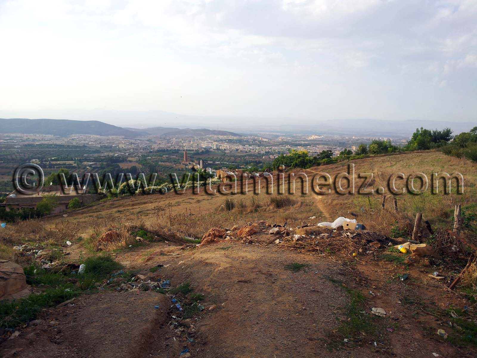 Vue de Tlemcen, depuis le Village d'El Attar, sur les hauteurs de la ville.