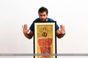 Le rectangle vertical Exposition de L\'artiste plasticien Noureddine Benhamed