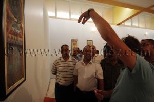 L\'artiste plasticien Noureddine Benhamed  Expose