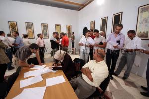 L\'artiste plasticien Noureddine Benhamed  (Journalistes)