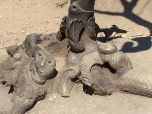 La Sculpture de Djelloul dans le musée a ciel ouvert de Tipaza.