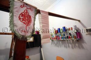 Fils à tisser en soie pour mensouj Tlemcen - Centre d\'artisanat de Bab Zir