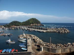Jijel - Photo Ziama Mansouriah, Port de pêche et presqu\'île Mansouria (Septembre 2005)