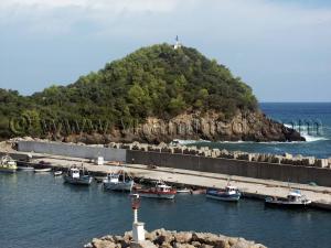Jijel - Ziama Mansouriah, Histoire île Mansouria (Photo-Septembre 2005)