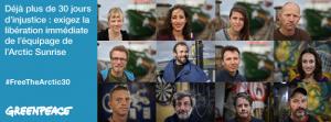 Planète - Urgent: demandez la libération de nos militants  Greenpeace