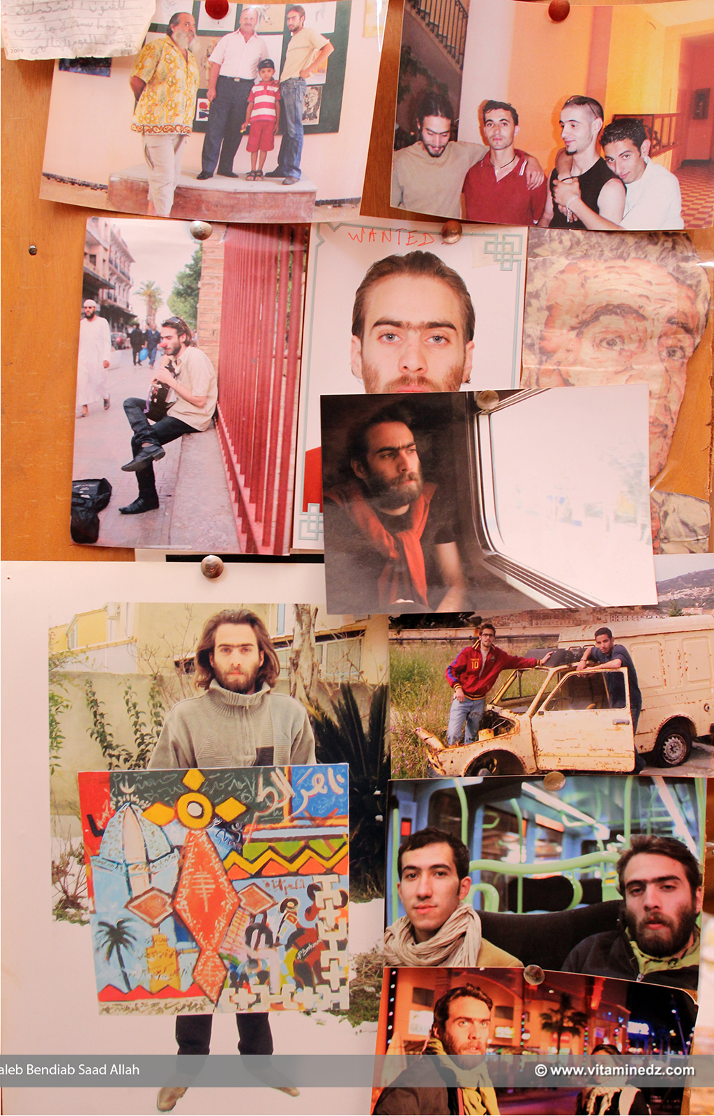 Noureddine Benhamed, réalisateur, plasticien, animateur culturel à la maison de la culture de Tlemcen.