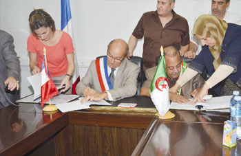 Gestion locale: Signature d’un protocole de jumelage entre Bologhine et Colombes