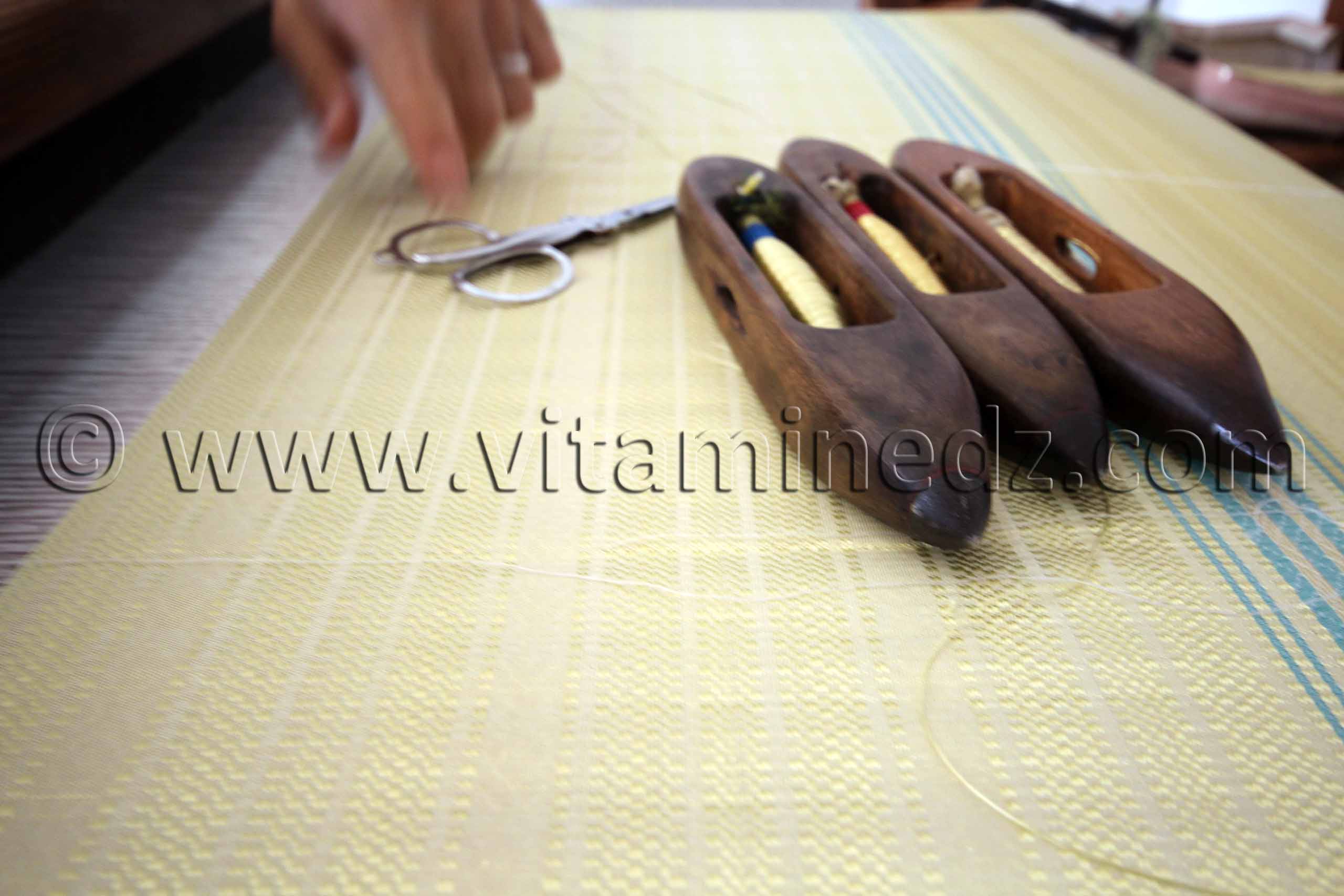 Tissage de Mansouj Tlemcen - Centre d'artisanat de Bab Zir