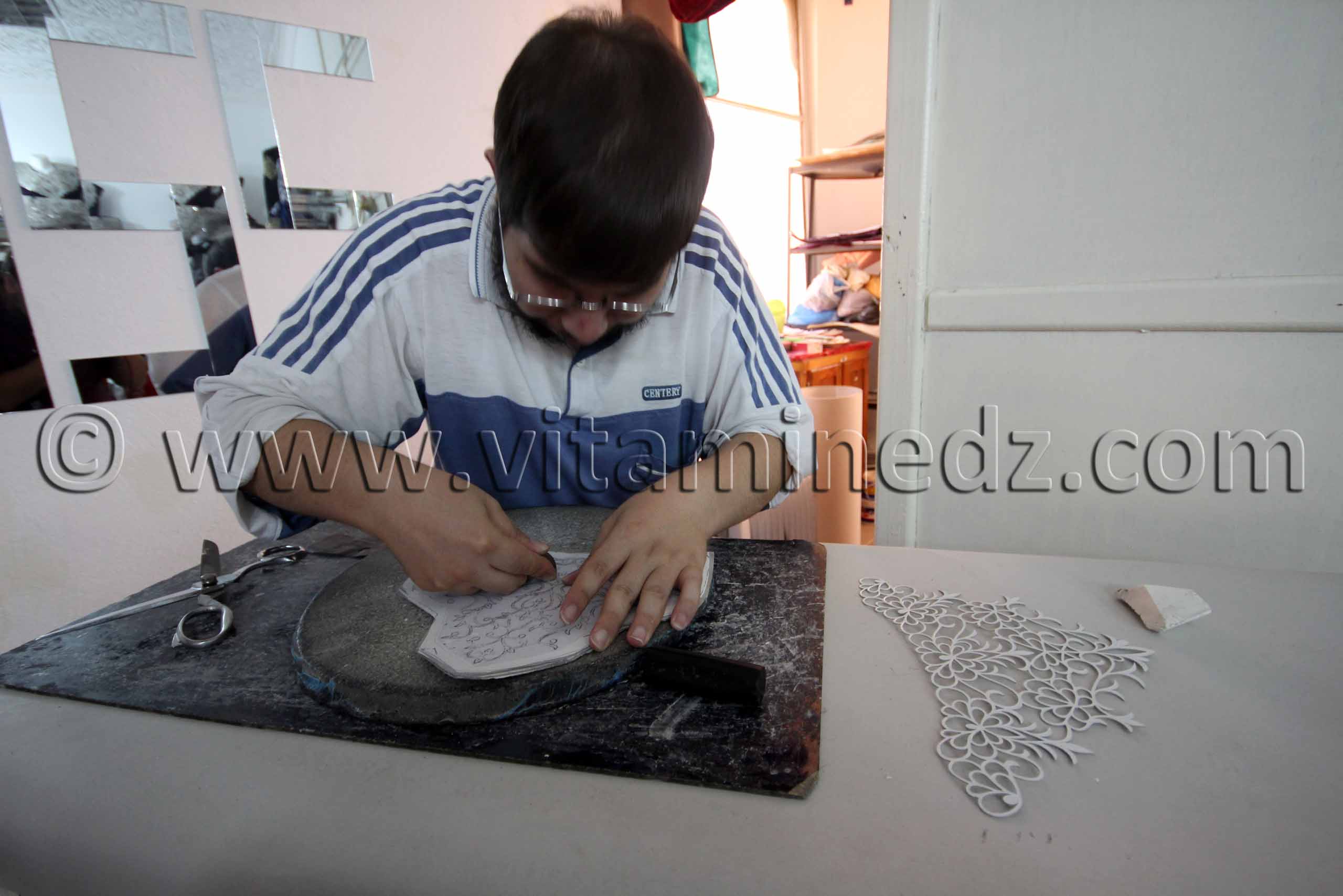 Motifs pour modeles de Karakou Tlemcen - Centre d'artisanat de Bab Zir