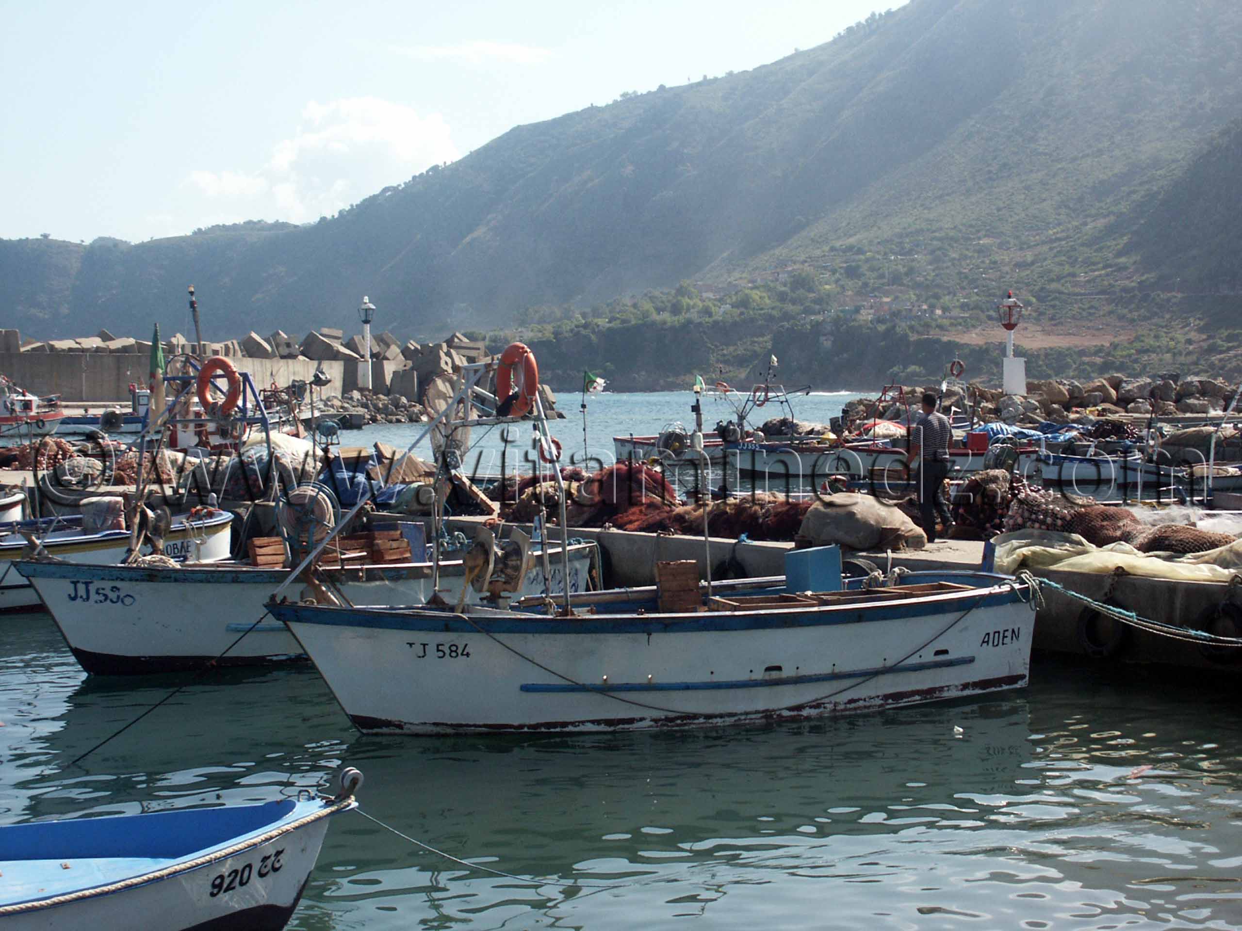 Jijel - Photos Ziama Mansouriah, Port de pêche Septembre 2005