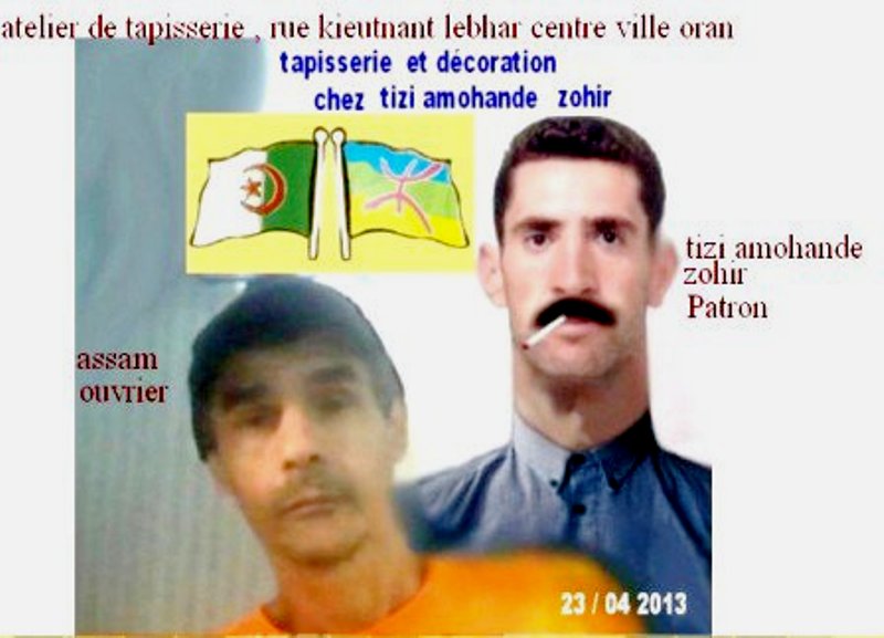 tizi amohande zohir   homme kabyle avec mon ami asimo waherani