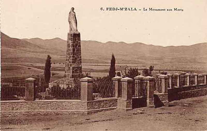 FEDJ MZALA  MONUMENT
