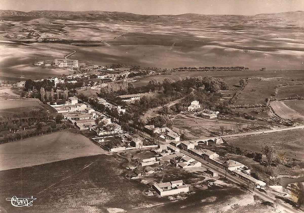 OUED ATHMENIA VUE D'AVION