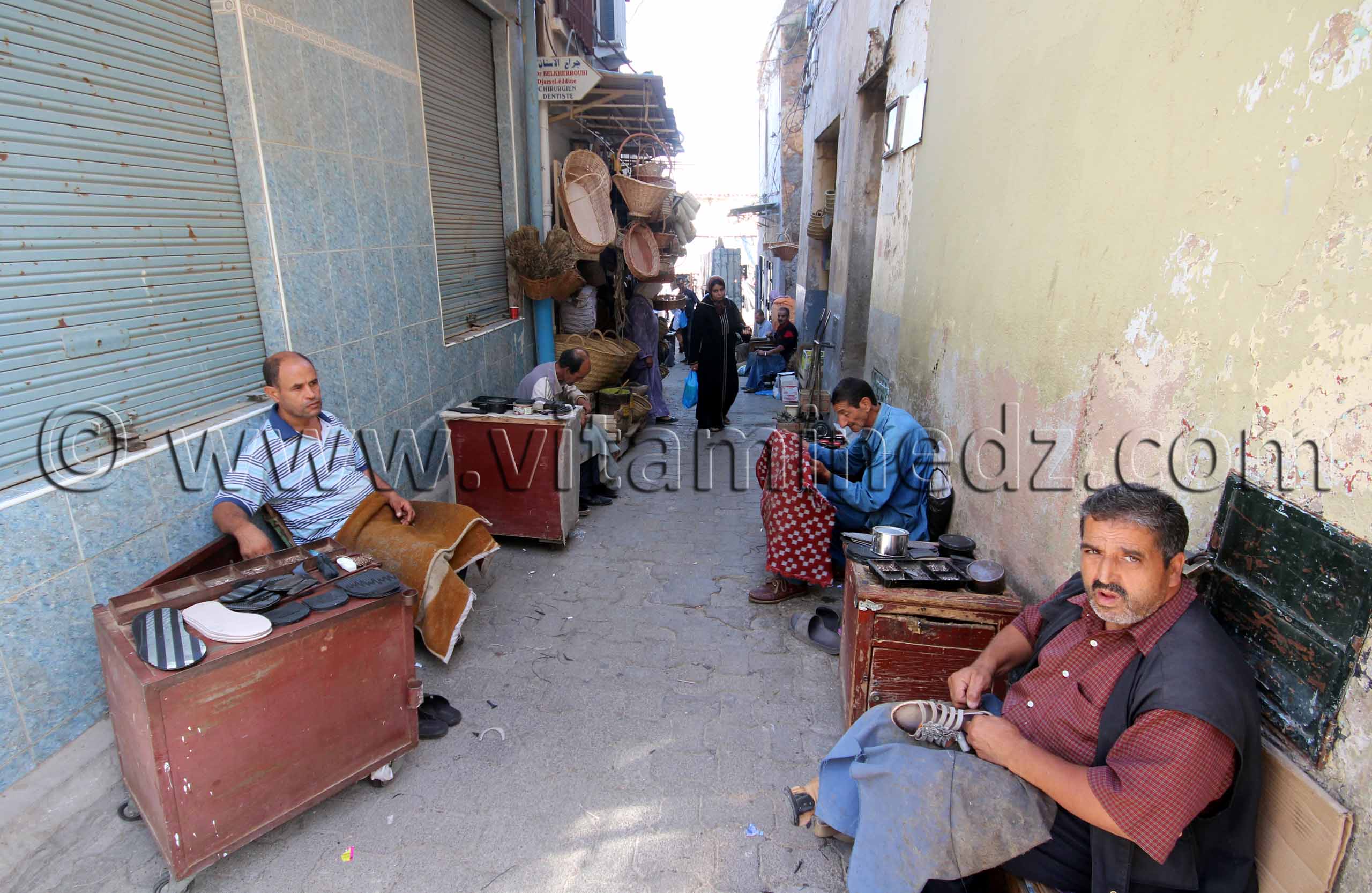 Tlemcen et son souk  ruelle des cordonniers