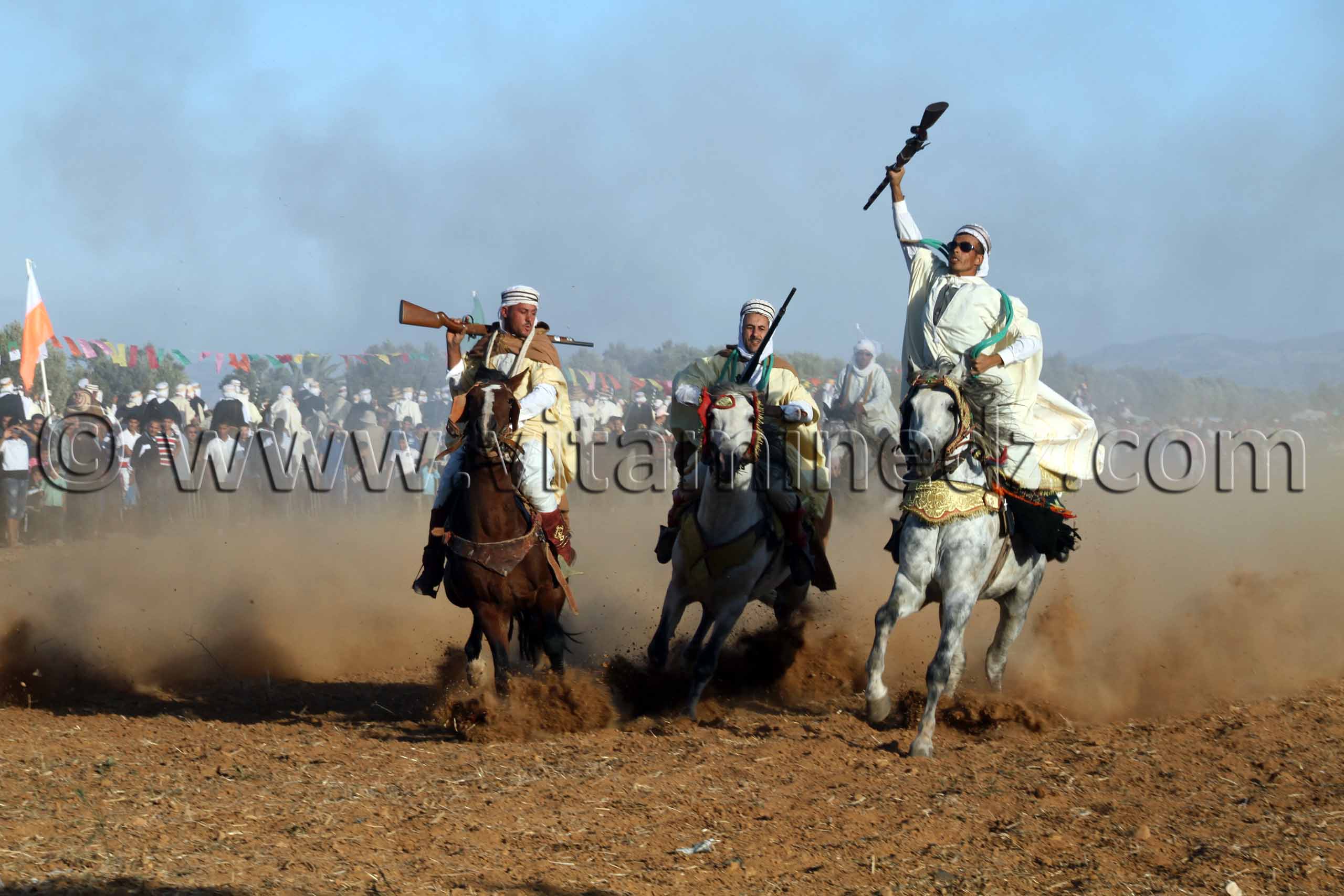 Fantasia, braves sont ces cavaliers à Waadat Ain Larbaa, wilaya d'Ain Temouchent