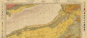 aperçu de la carte geologique de la sebkha d'oran