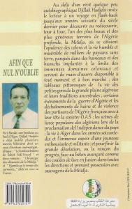 AFIN QUE NUL N'OUBLIE