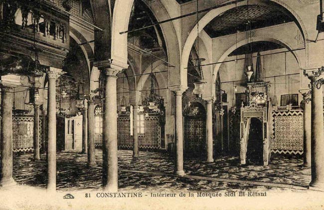 Intérieur Mosquée Sid Al Ketani, Constantine