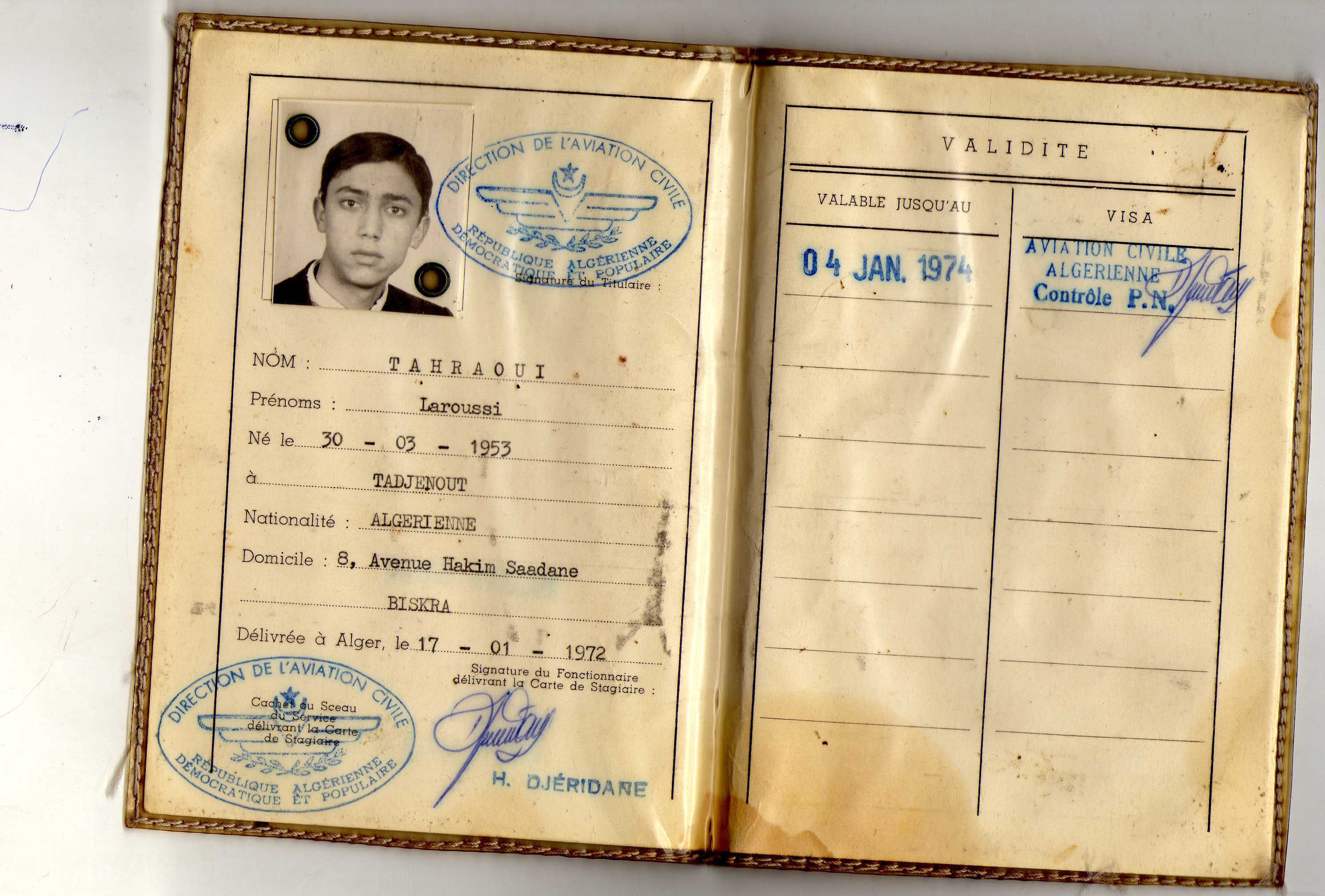 CARTE DE PILOTE STAGIAIRE (01)