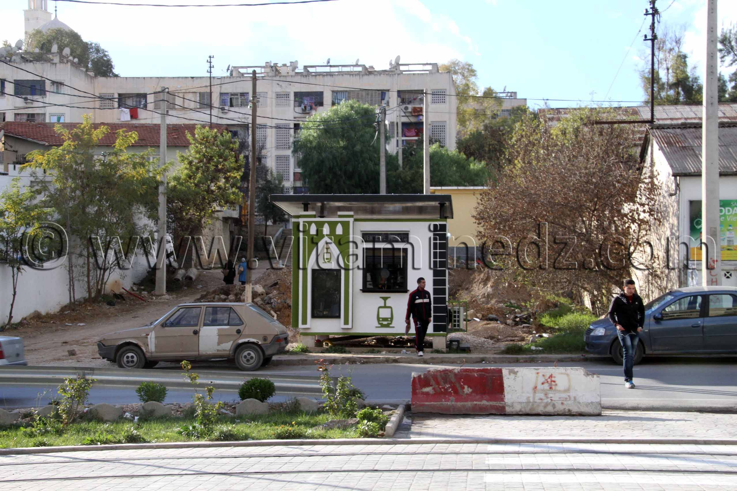 Constantine, Guichet de vente des tickets de Tramway