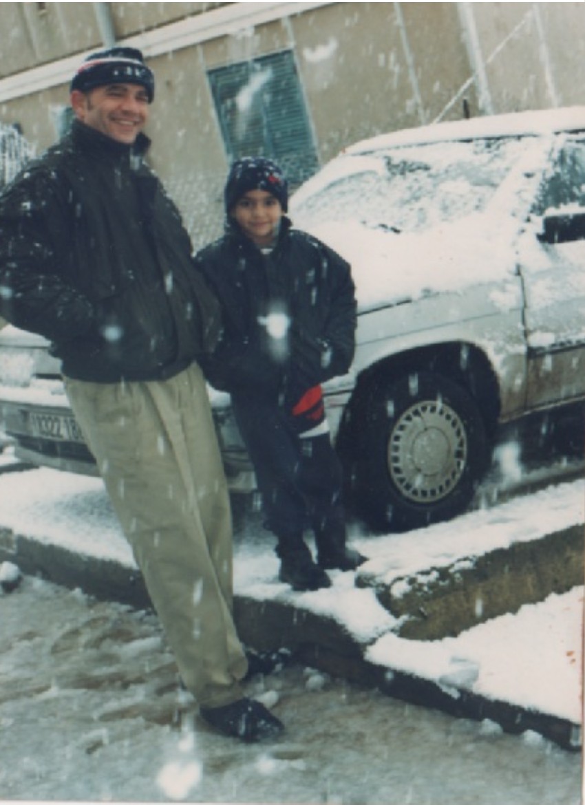 Thénia sous la neige 1996