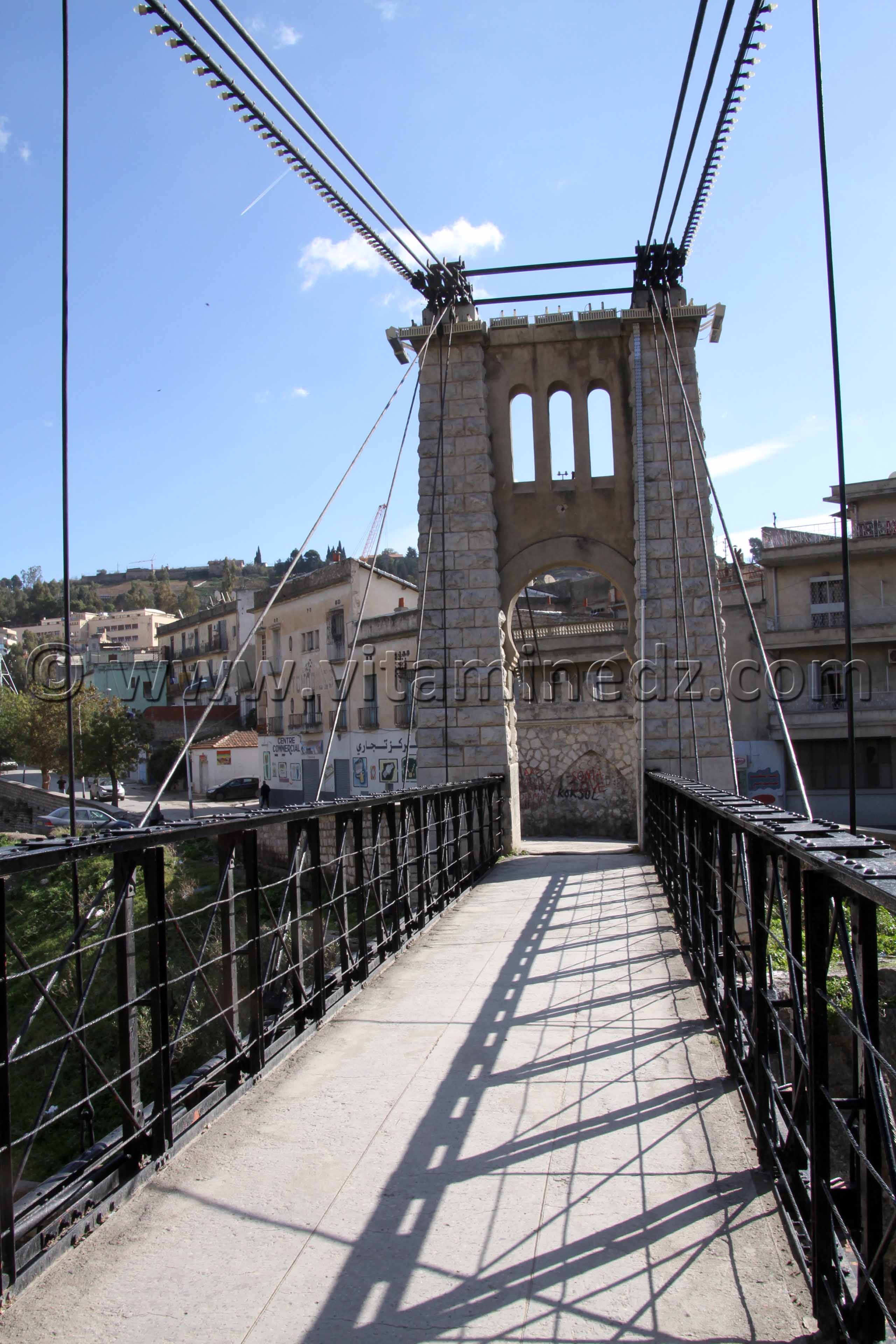 Constantine, passerelle Perrégaux .pont de l ascenseur.passerelle Mellah Slimane.