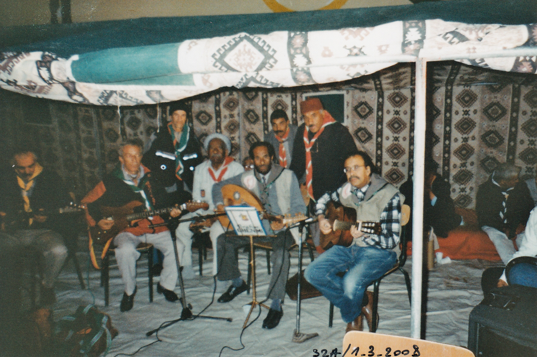 GHENIMI ET BACHI AVEC LES MUSICIENS DE SAIDA
