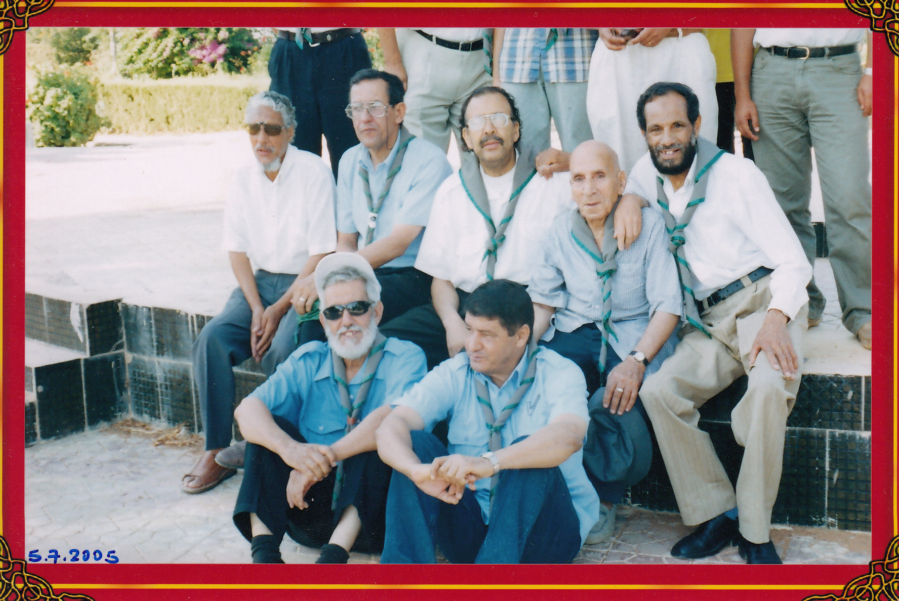 ANCIENS SCOUTS DE SIDI BEABBES AUTOUR DE KANDSI