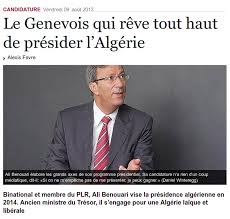 Algérie - Ali Benouari annonce sa candidature à l'élection présidentielle