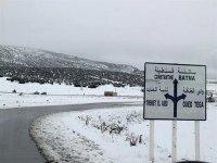 La neige annonce la nouvelle année sur les monts de Batna