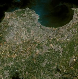 Image satellite SPOT 6 - Alger, Algérie