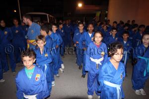 Jeunes Karatekas Festivités du 1er Novembre 2013 avec la présence du nouveau wali de Tlemcen Abdelhafid Saci Ahmed