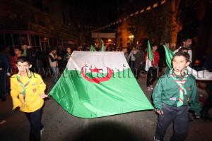 Scouts et Drapeau Algerien, Festivités du 1er Novembre 2013 avec la présence du nouveau wali de Tlemcen Abdelhafid Saci Ahmed