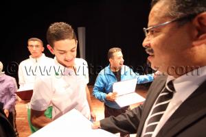 Imed Larbaoui lors des Festivités du 1er Novembre 2013 avec la présence du nouveau wali de Tlemcen Abdelhafid Saci Ahmed