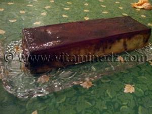 Flan au chocolat et aux amandes amères