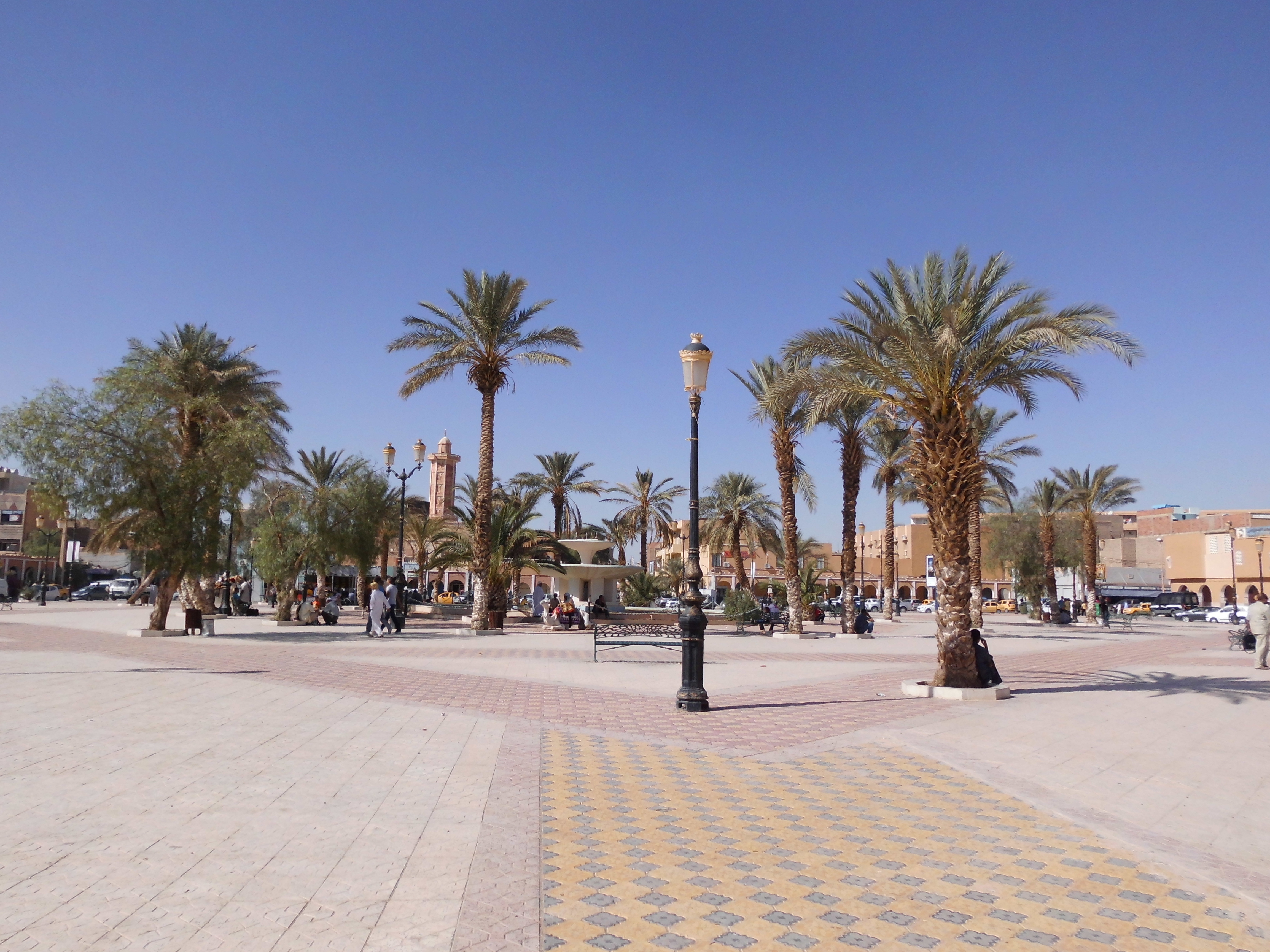 place de la République à Béchar