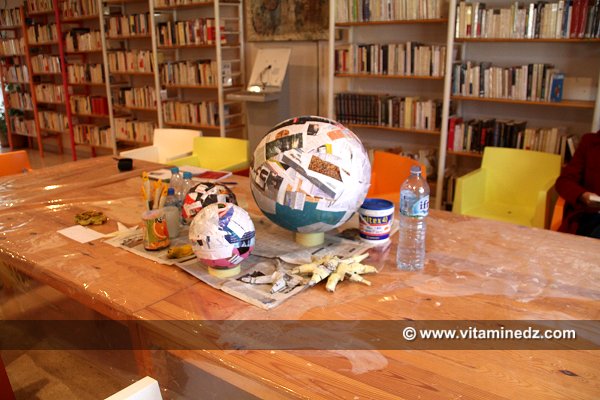 Atelier Récup'Art à l'institut Français de Tlemcen