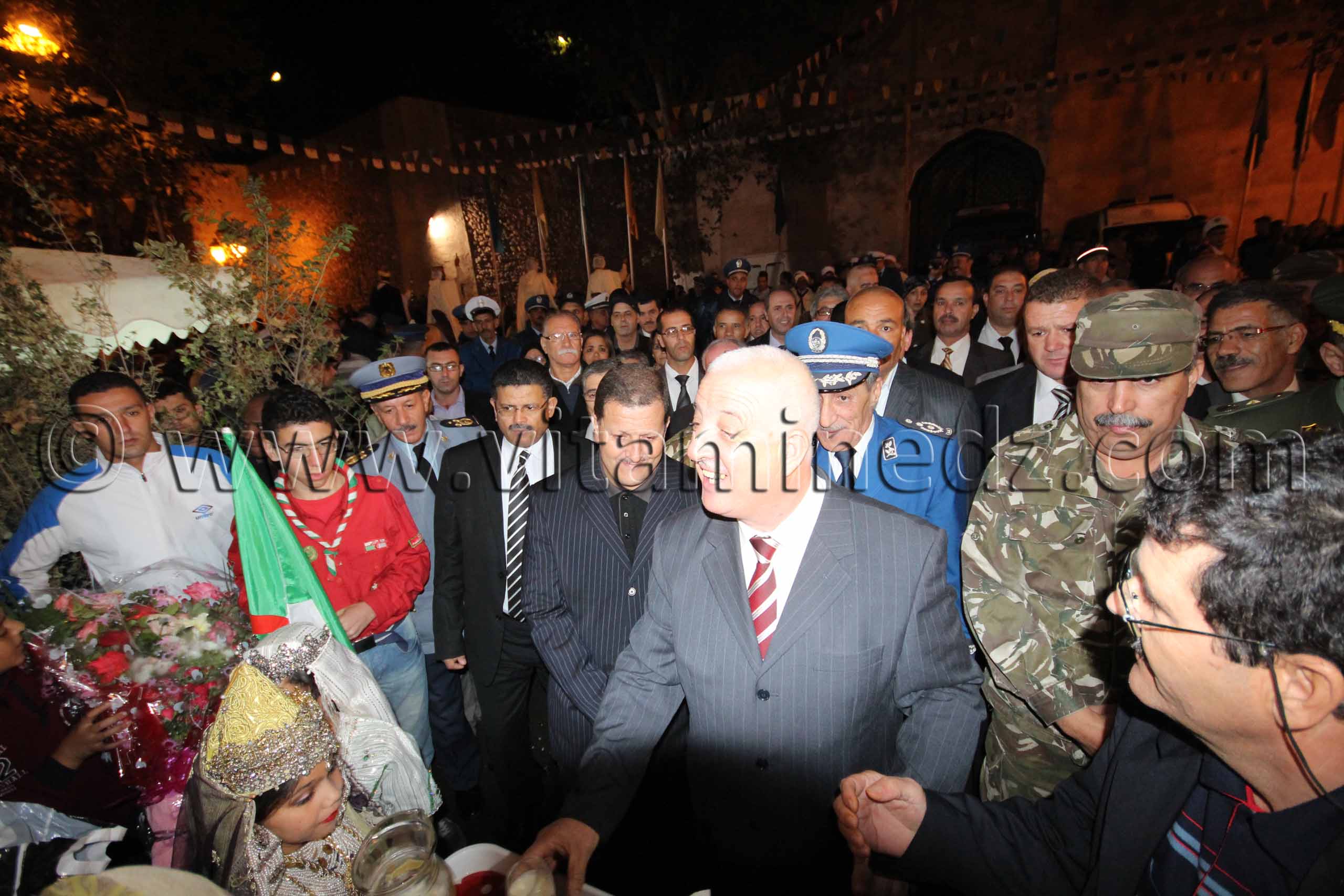 Festivités du 1er Novembre 2013 avec la présence du nouveau wali de Tlemcen Abdelhafid Saci Ahmed