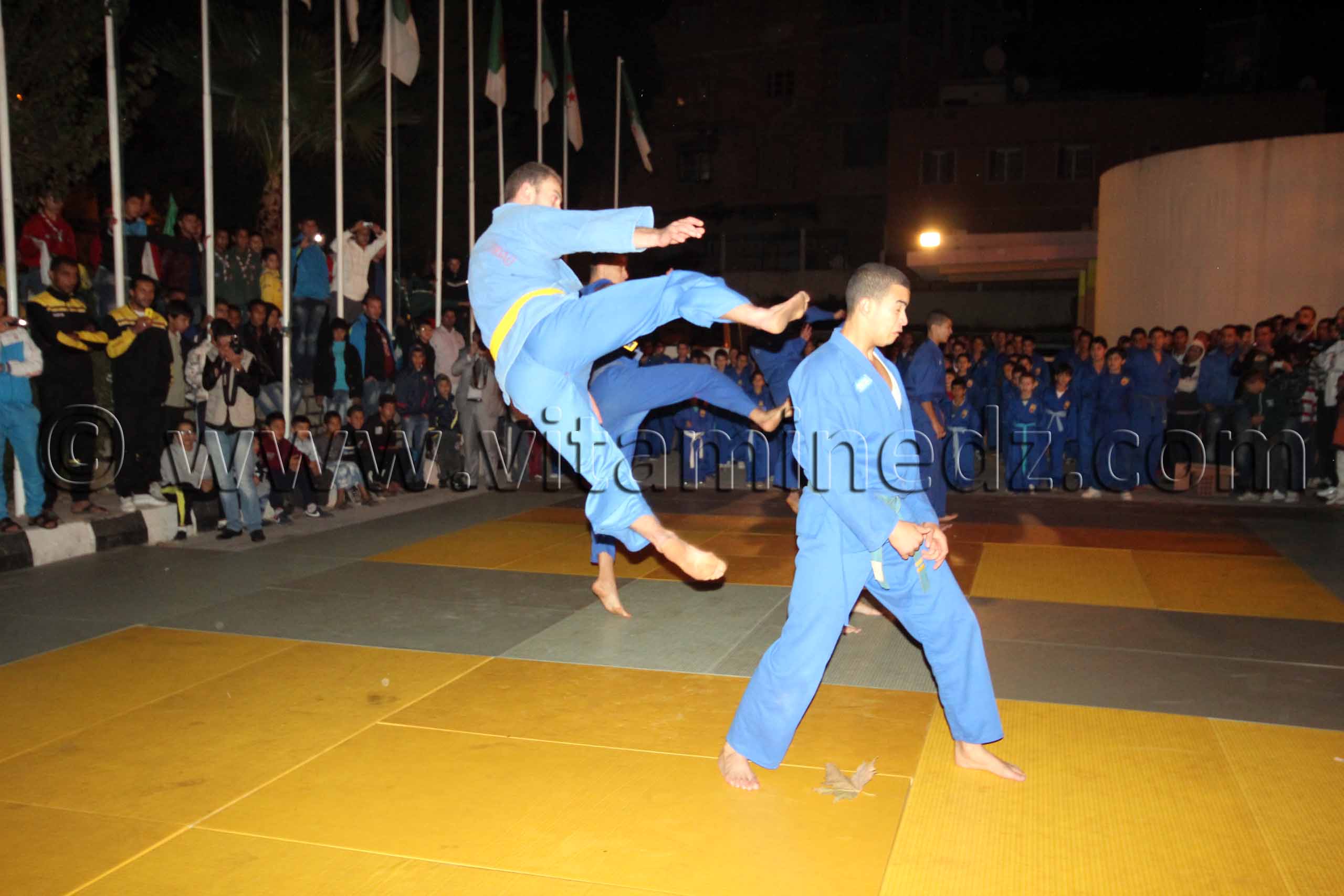 Karaté Tlemcen - Festivités du 1er Novembre 2013 avec la présence du nouveau wali de Tlemcen Abdelhafid Saci Ahmed