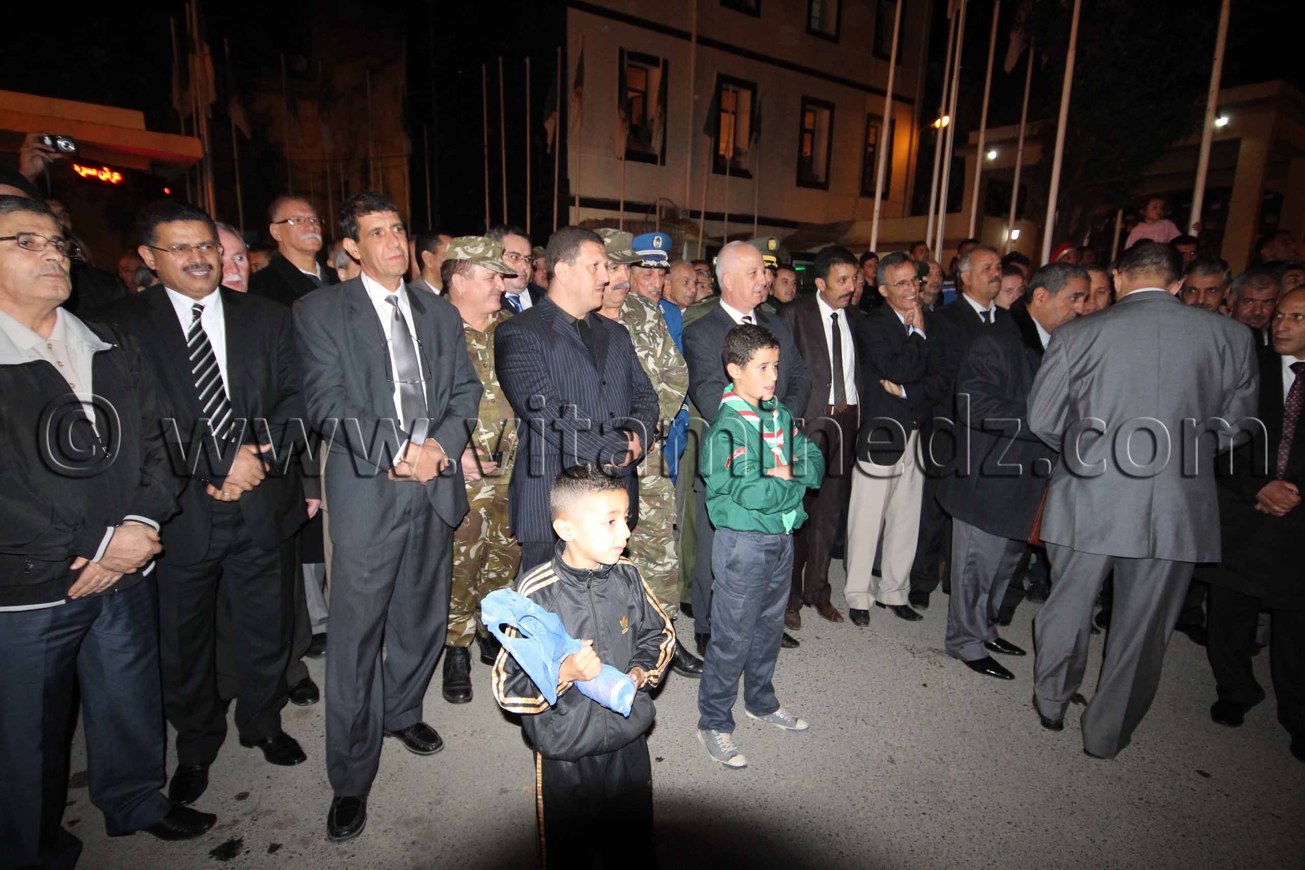 Festivités du 1er Novembre 2013 avec la présence du nouveau wali de Tlemcen Abdelhafid Saci Ahmed