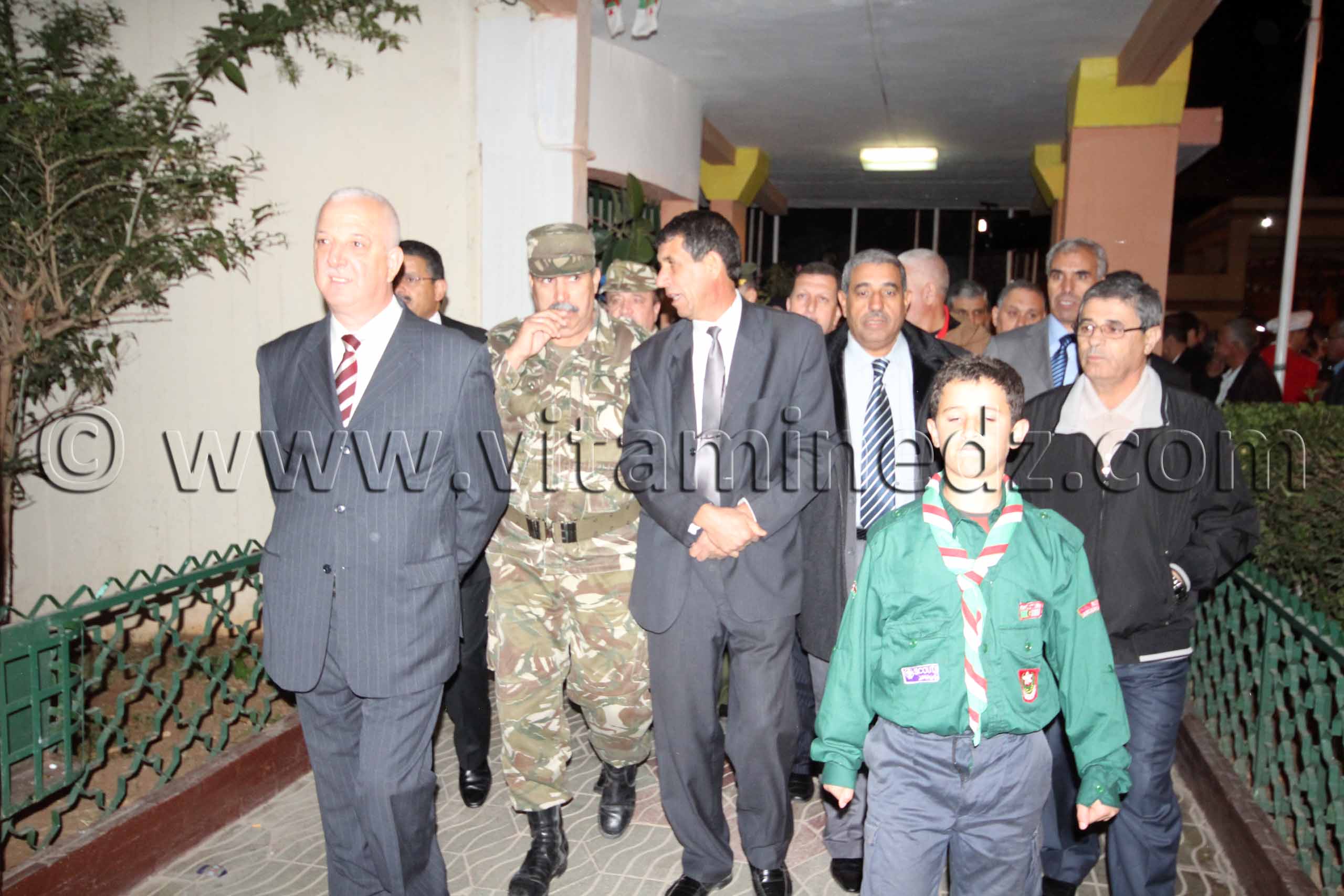 Festivités du 1er Novembre 2013 avec la présence du nouveau wali de Tlemcen Abdelhafid Saci Ahmed