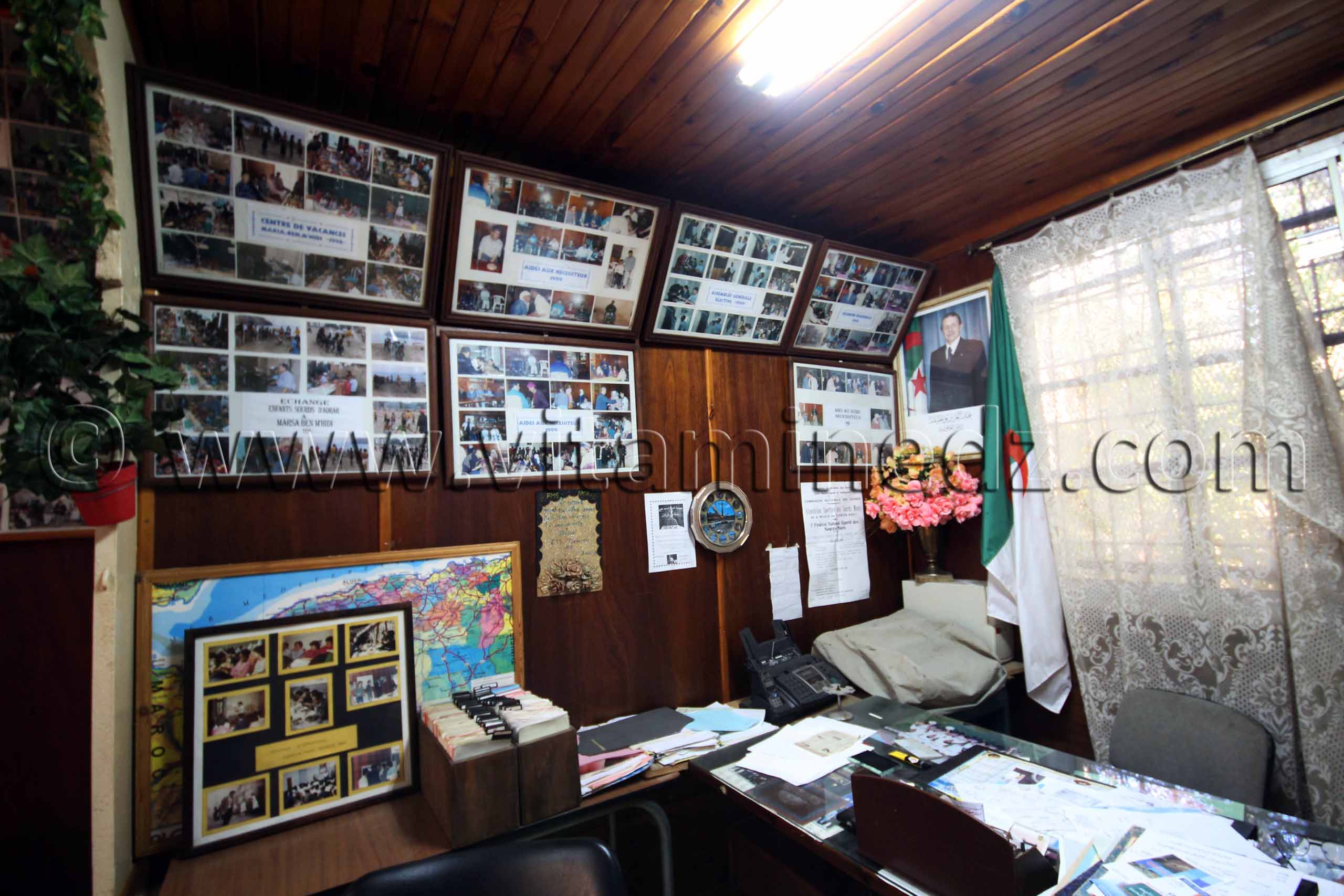 Bureau de l'Association des sourds muets de Tlemcen